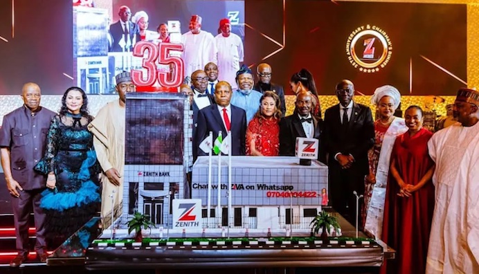 Shettima Applauds Zenith Bank At 35th Anniversary, Hails Jim Ovia’s Role In Banking Technology