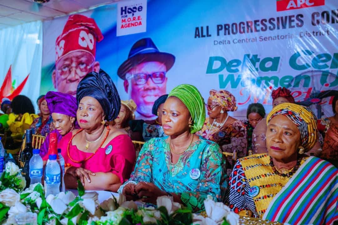 DELTA WOMEN ENDORSE TINUBU, SHERIFF FOR 2027